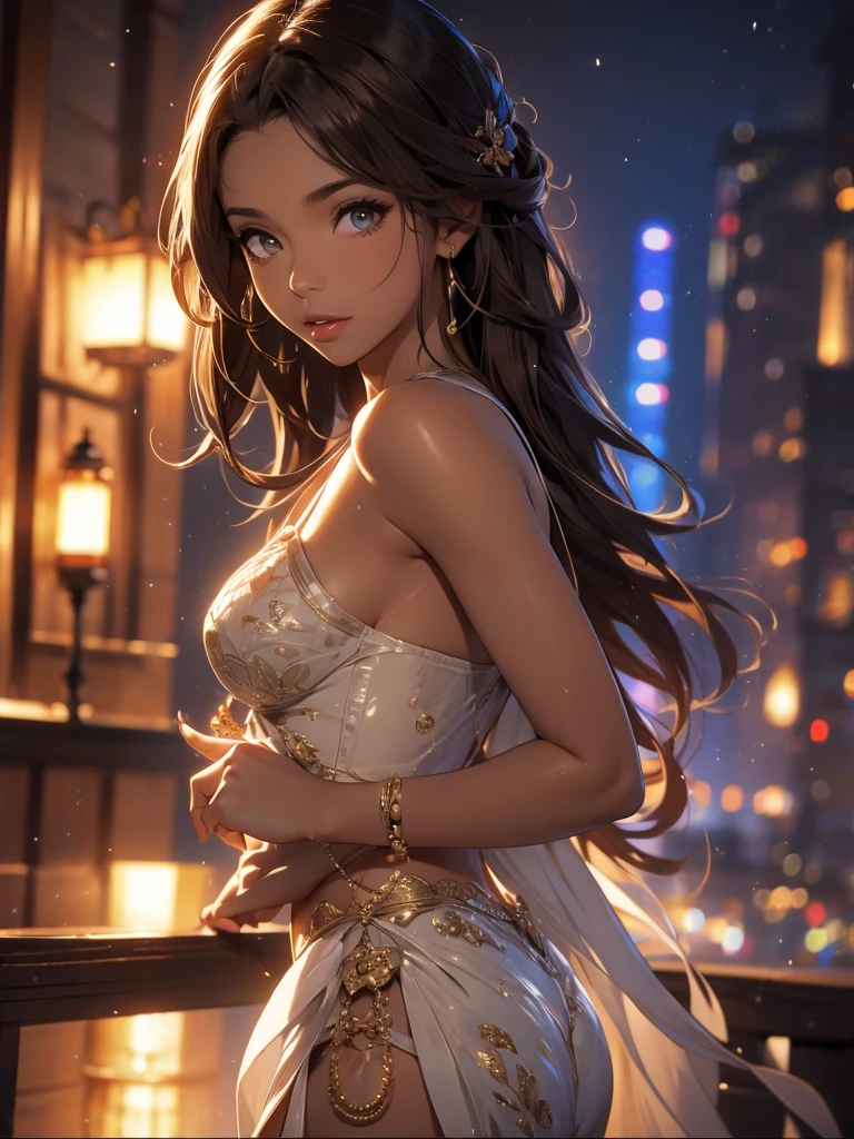Sexy brown-skinned girl