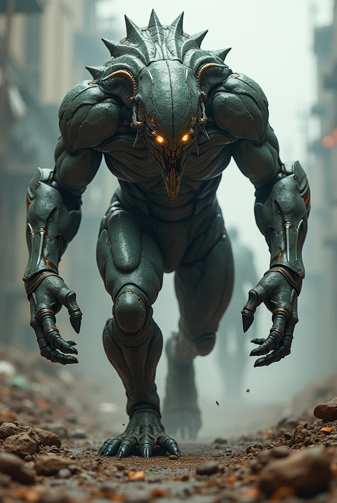 an advanced form of Mutants that combined instinct and intelligence. They were, in the previous life, warriors or predatory animals, and now they hunt down survivors with frightening precision. With partially mechanized bodies, are fast and relentless, and often move in groups. quadrupede 