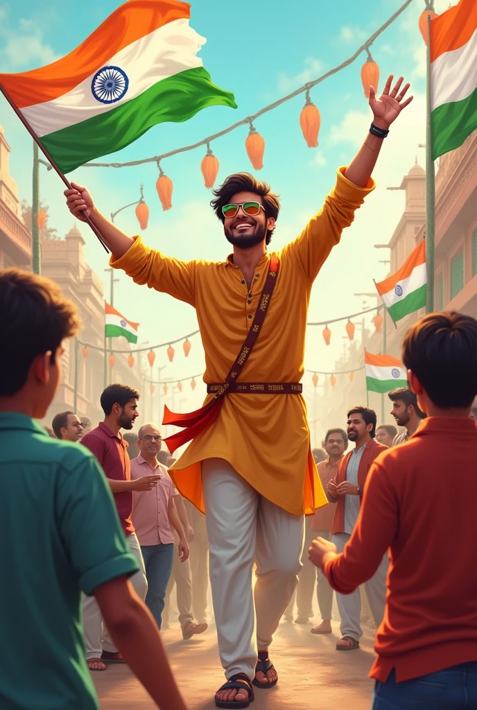 Happy independence day shobhit pic