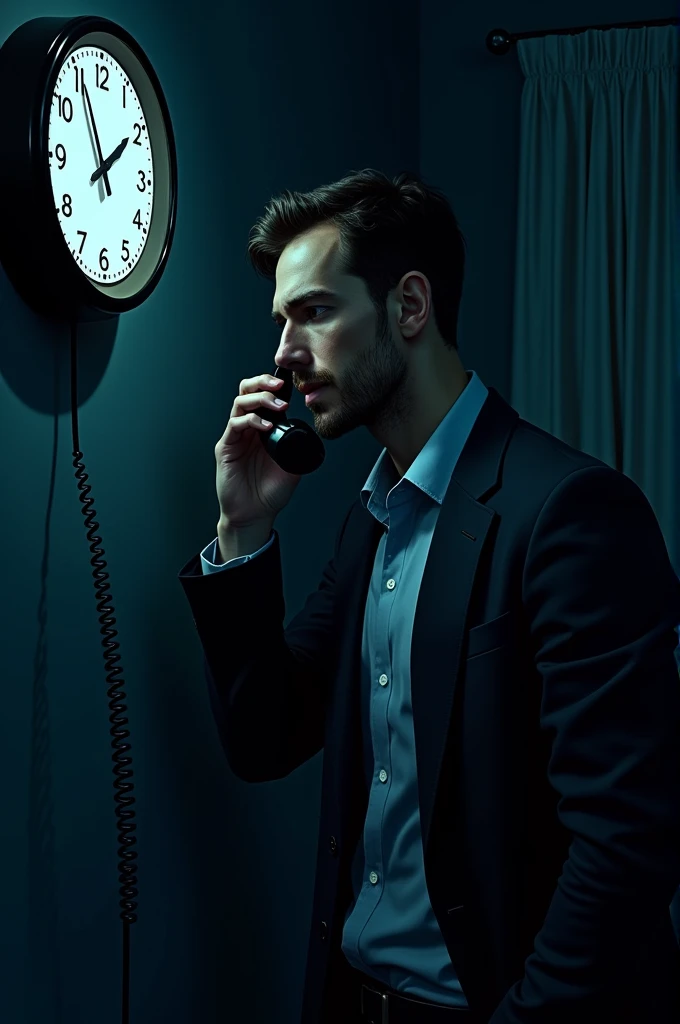 It was exactly 12:00 AM when Alex picked up the phone, his heart pounding in his chest. He hesitated, but then dialed the number, whispering, 'Hello, Midnight Caller?'
