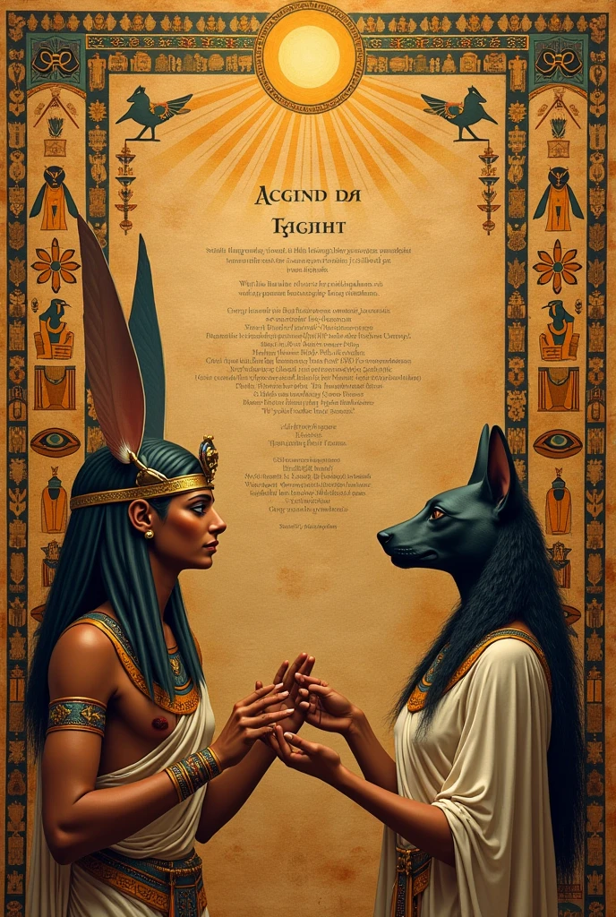 index of a book with Egyptian theme