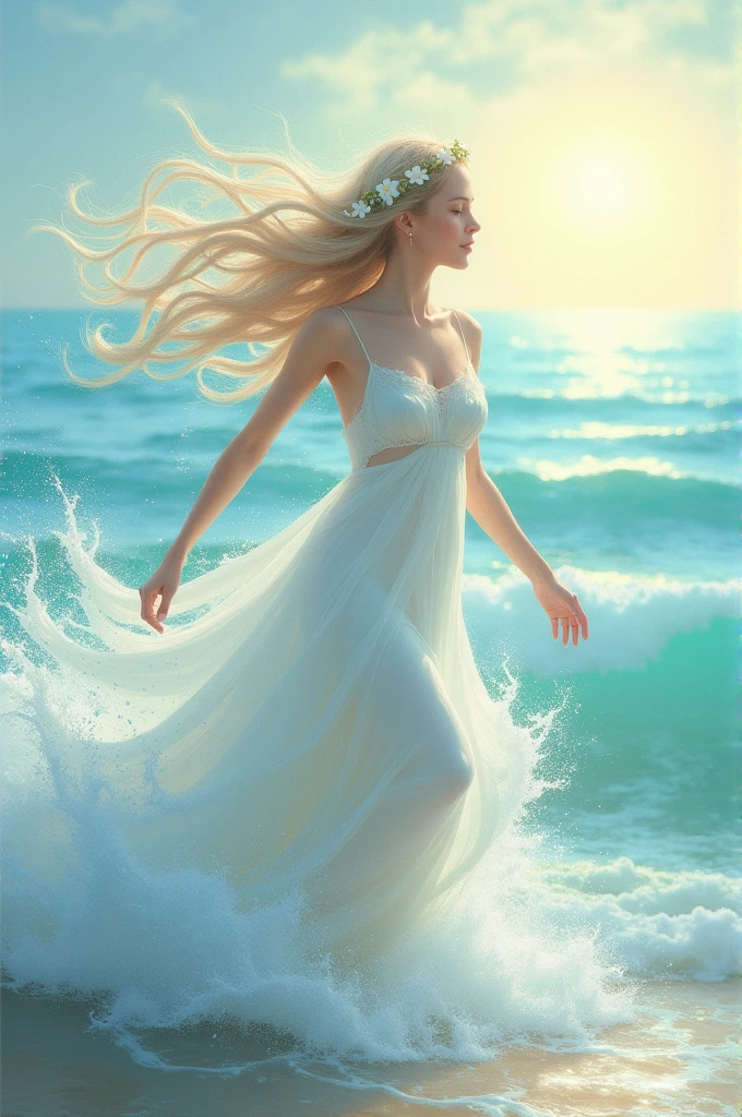 The Sea Breeze" symbolizes freshness, renewal, lightness and the arrival of new energies. Just like a gentle breeze that brings relief on a hot day, this card represents the need to take a deep breath, relax and let new positive influences enter your life. It's a reminder to let go of what's heavy and embrace what's light and revitalizing.