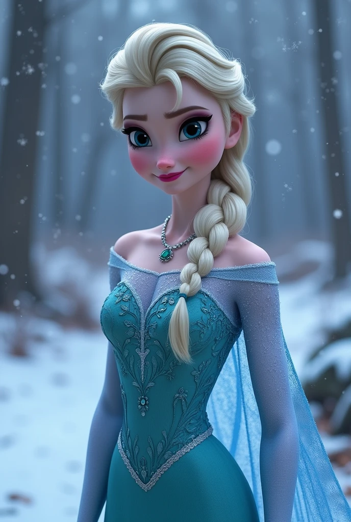 Imagine Elsa from frozen naked and having sex
