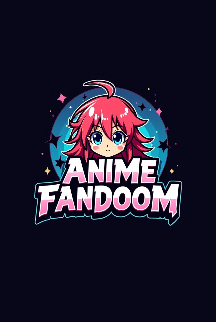 Youtube channel  logo disagian.channel name is anime fandoom 