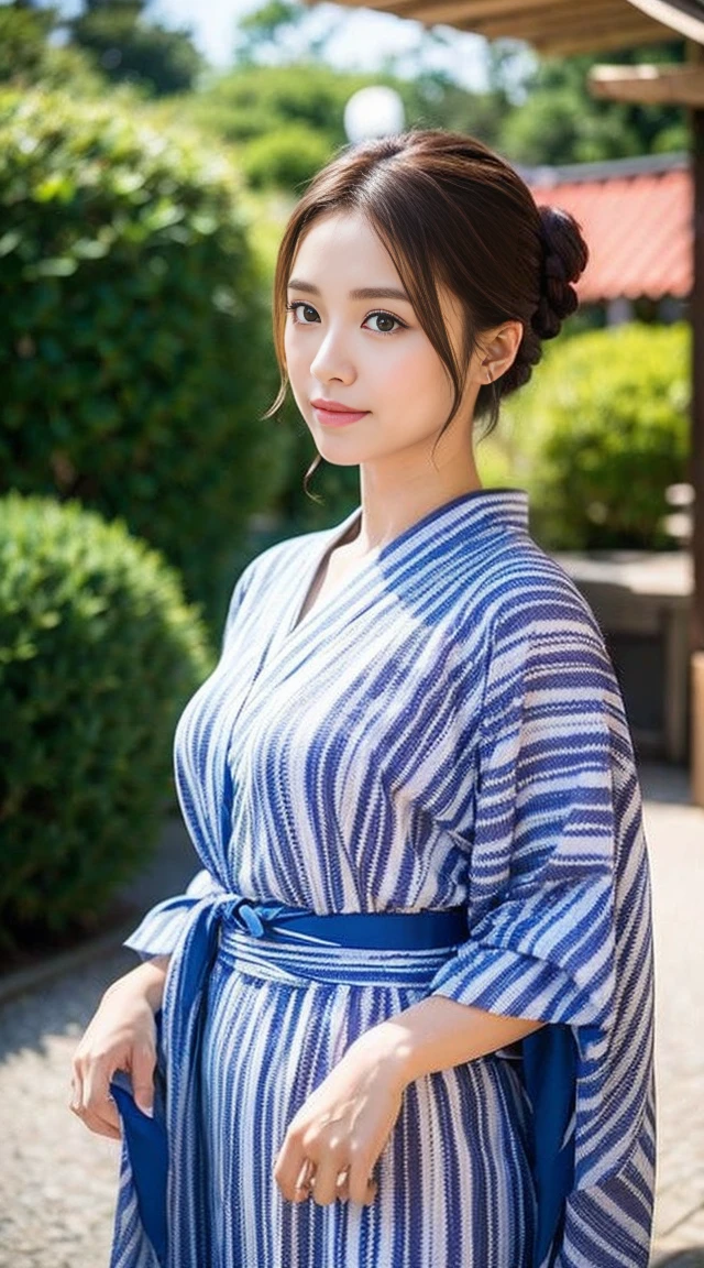 Dark brown hair、Light brown eyes、Japanese actress、 Lady、I am about 40 years old..、(Intricate details:1.2)、(Which is higher???:1.4)、 (Ultra-high resolution:1.2)、Ultra-high resolution、(Fine-tune)、(Detailed facial features)、Hmph、8k resolution、D cup size breasts、Long Hair、Hue、night、,Full body photo、firework、yukata、firework大会、日本のfirework、日本のyukata、band、Summer in Japan、Updo、