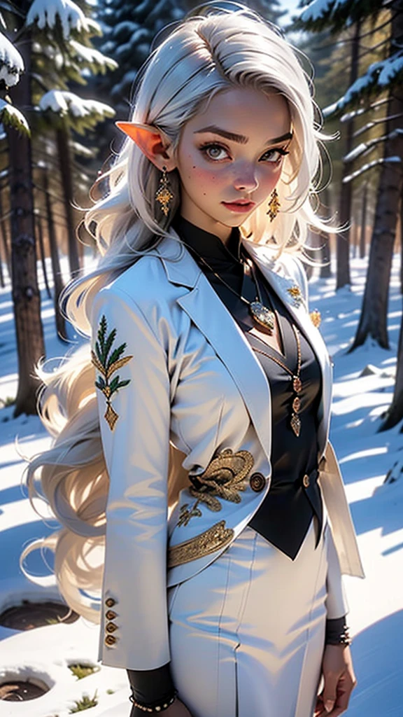 Beautiful  elf,(((little ,tiny little body,little))),(((6 years))),((anime elf  with extremely Beautiful and beautiful white hair)), (((elf))), (((elf ears))),

(((flat chest))),((((white hair:1.35,white large hair slicked to the side, extremely detailed,colored inner hair,ear breathing)))),(((white _eyes:1.3))),Intricate eyes,beautiful detailed eyes,symmetrical eyes,large eyes:1.5,(((shiny skin:1.5,shiny skin: 1.5,tanned skin,shiny skin,very shiny skin,shiny body,plastic glitter skin,exaggerated shiny skin,illuminated skin))),(detailed body,(detailed face)),

Beautiful,horny,Erotic,Bold,((NSFW)),

(luminous amulet:1.5),(ropa a Stripes:1.5,Stripes),The Great Passage,revealing clothing,show skin,(Rustic clothing [tunics|armor] with golden embroidery), purple face tattoos, tied hair, exposed chest, exposed shoulders, exposed navel, exposed thighs, diamond necklace,(half naked,with little clothing),(((white clothes,white outfit,Intricate outfit,Intricate clothes,embroidered suit,embellished suit,embroidered clothing,embellished clothing))),

(dynamic pose:1.0),ashamed,(centered,Scale to fit dimensions,rule of thirds),

((snowy pine forest)),winter,scenery:1.25,((Intricate scenery)),((Snowy forest background)),

(Glossy winter ornaments),High resolution,sharp focus,(ultra detailed,extremely detailed),(photorealistic artwork:1.37),(extremely detailed CG unity 8k wallpaper),(((vibrant colors,vibrant theme))),(Intricate),(masterpiece),(Best Quality),artistic photography,(photograph taken by sldr),(Intricate background),perfect rendered face,perfect face details,realistic face,realistic photo,((Intricate detail)),(((Realism))),
