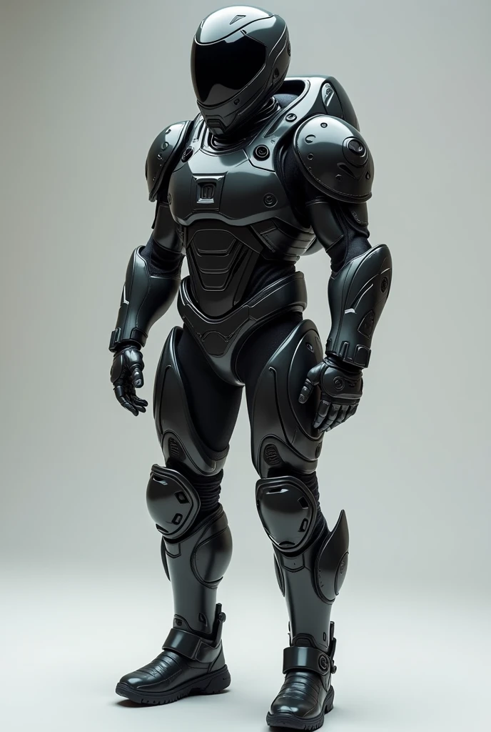 A suit "car airbag style" full body for motorcycle riders