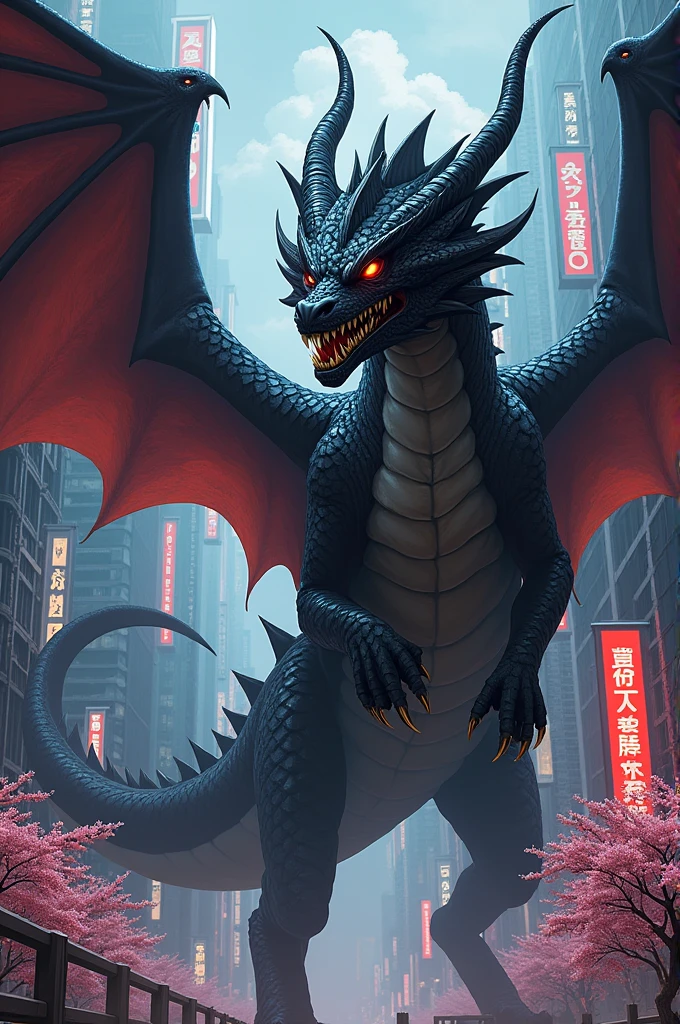 Create a symbol of a black dragon, using anime and manga symbols as an example "tokyo revengers"