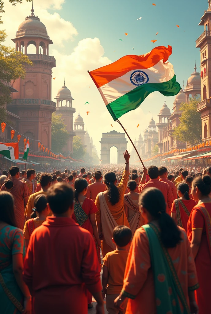Happy independence day in India 77