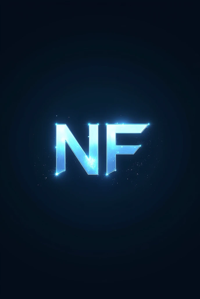 A logo that says NF and is futuristic 