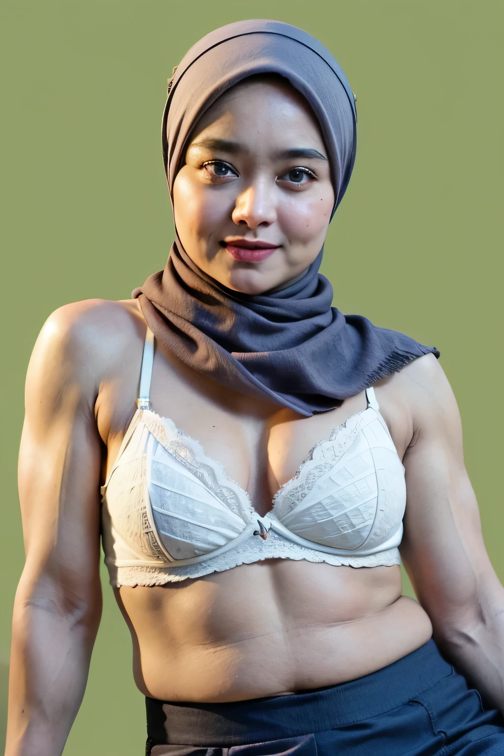 Squatting My Ass, ((Chubby:1.4)), panties / presenting panties, (Chubby Pussy), SCARFS, ((Wearing Bra)), ((Pencil Skirt)), (Arm Muscles:1.7), ((Neck Lace)), ((6x-UltraSharp)), Milf Bitch, Straddling, ((Naked red)), ((Old Lady :1.6)), Very cute like a Matured Lady, ((Stylo Stylish Hijab)), adorable, 2 girl, 55 years old, baby face, shy, half body portrait, ((HORNY FACE EXPRESSION)), (face details: 1), (eye details: 1), Cute posed. proportional body. Ultra High Res. (realistic: 2), UHD, Tiny breasts