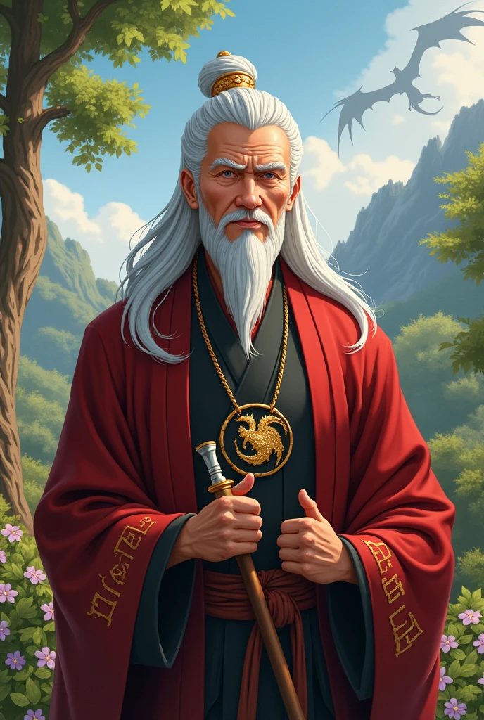 Uncle Iroh from Avatar: The Last Airbender as a Targaryen from Game of Thrones 
