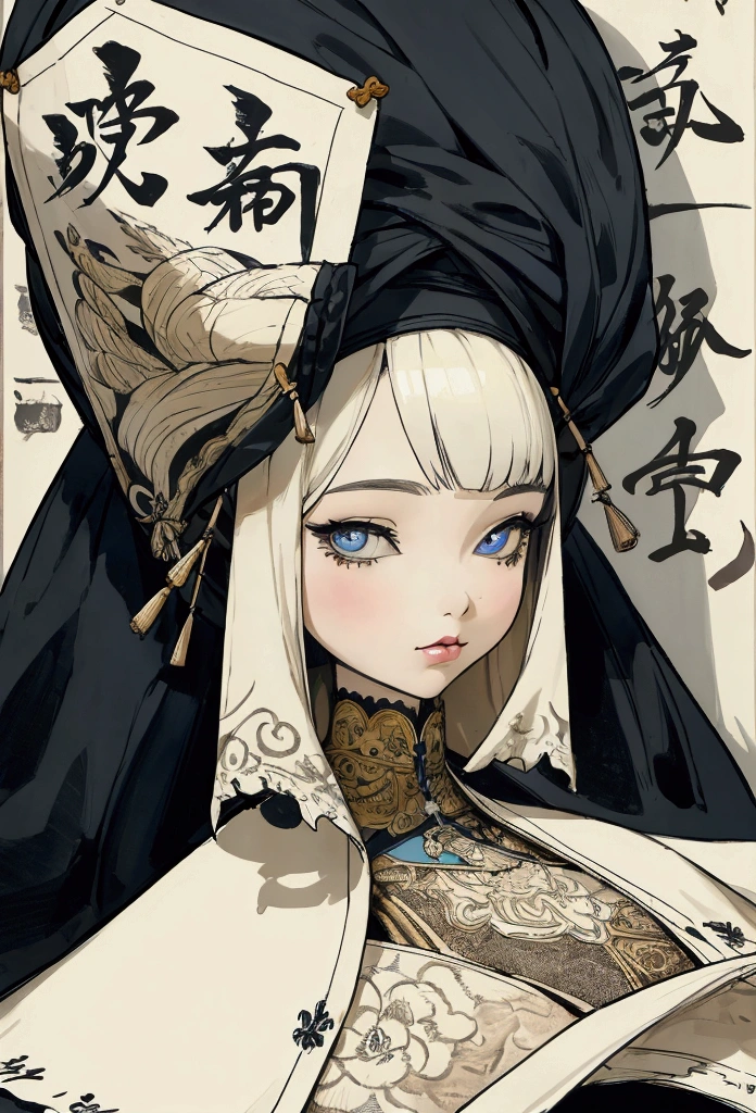 The person who is drawing the picture People who do calligraphy People who make dolls People who do crafts People who draw posters Artistic atmosphere
