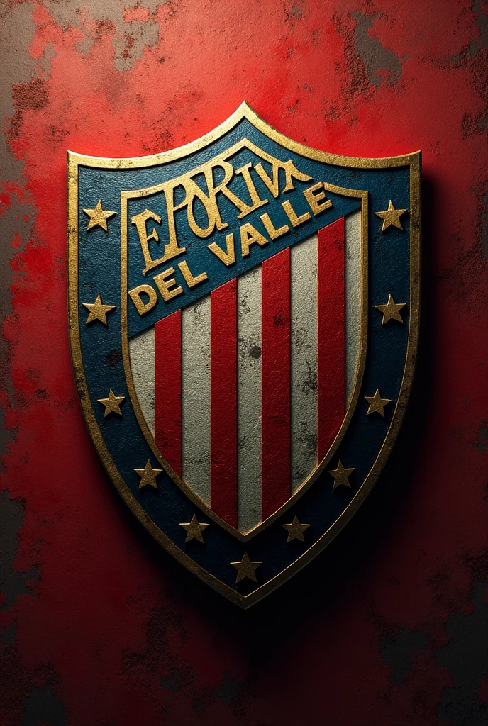 football shield that says Deportivo del Valle
