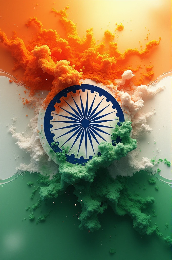 shubham and usha name with independence day flag