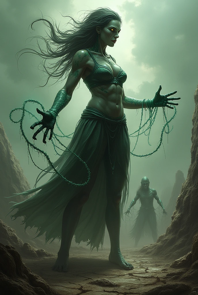 Infection Leaders are an elite among the Infected. They retain a fraction of their human intelligence and can control hordes of lesser Infected.. Beyond his physical strength, have corrupted magical abilities, which they use to create traps and deceive those who try to confront them.Woman