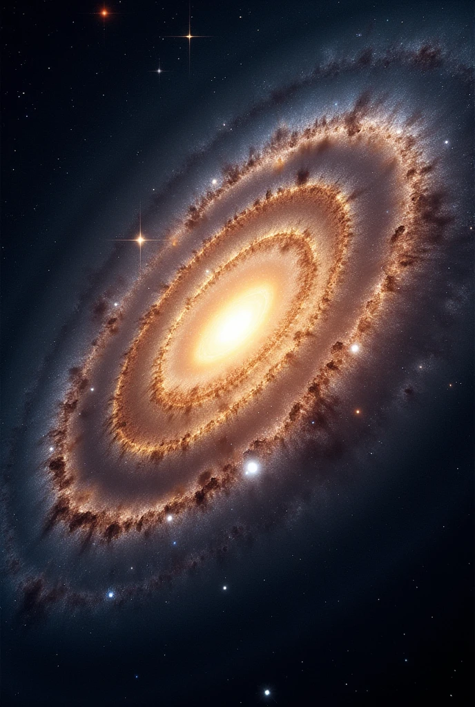 An impressive photograph of a realistic spiral galaxy.
