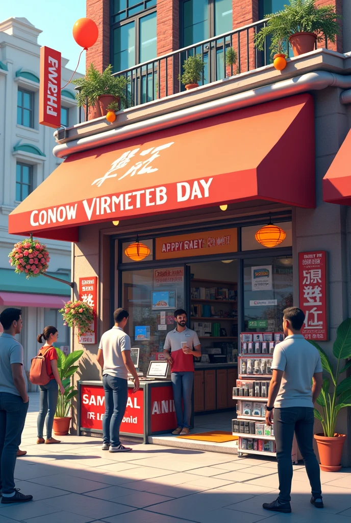 Indipendent day for computer shop