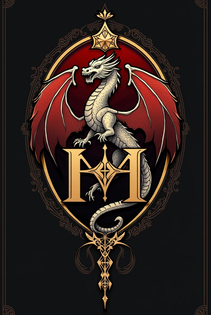 design del Sello Familiar:Central Symbol: Winged Dragon Representation: The dragon symbolizes ancestral power and transformation. It can be stylized to represent both strength and protection.design: Keep the dragon in a style that evokes antiquity, but with a modern touch to suit your current needs. It could be in a defensive position or curled up, which symbolizes both protection and strength.Inicial “n”Ubicación: The initial of your last name, "n", Can be integrated to denote, style: Use a font that matches the style of the dragon. Should be clear but elegant, Highlighting without dissonance.Símbolos de Protección y Bloqueo de Influencias negativasElementos: You can add additional symbols that represent protection and purification, a triangle or star around the dragon, that symbolizes protective barriers.Details: Consider incorporating elements like protective runes, that it represents protection and balance.Integración de Sabiduría AncestralDetails: Add subtle details that evoke ancestral wisdom, Ancient Symbols. This can include details on the dragon's body, design y styleAntiguo y Moderno: Maintain a balance between a style that evokes the past and modern clarity. This will allow the seal to have a historical resonance but also be functional and relevant in the present.colors: Use colors that symbolize strength and protection, like shades of red, dorado, and black.