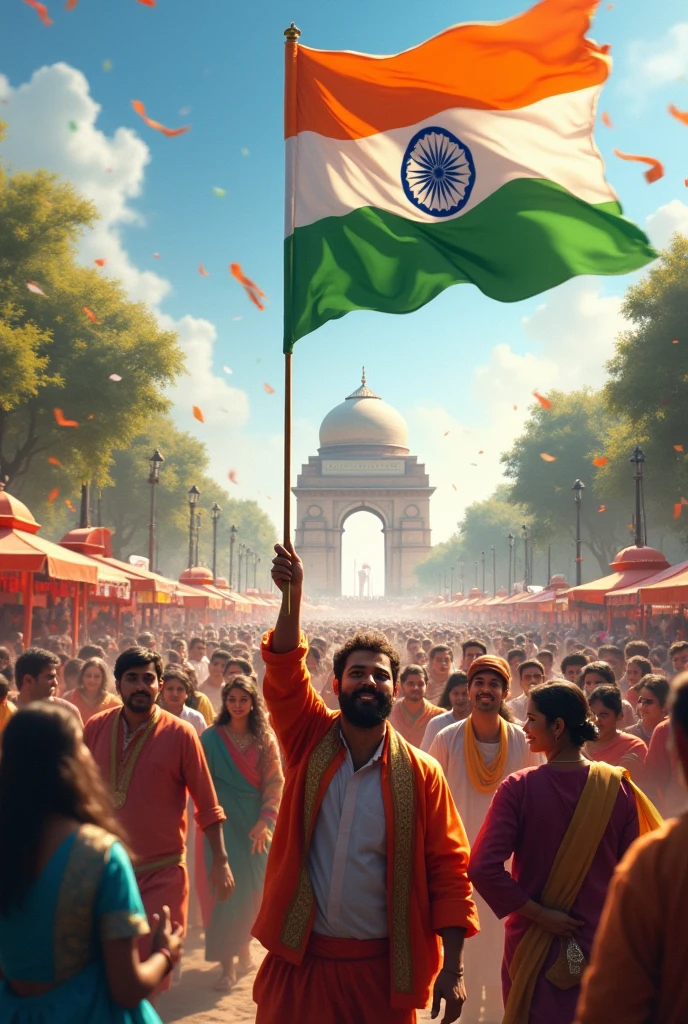 Happy independence day in India Whith S word