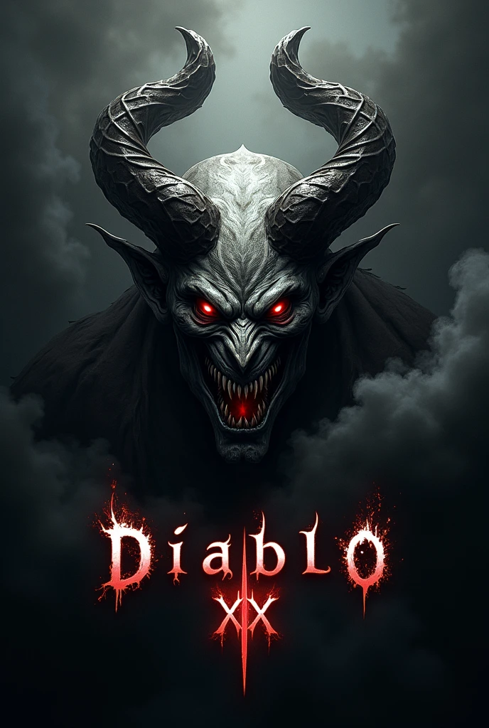 Logo of a demon drawing with the text DiabloxXx written below