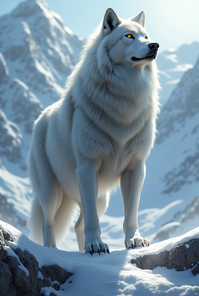 imagine a wolf