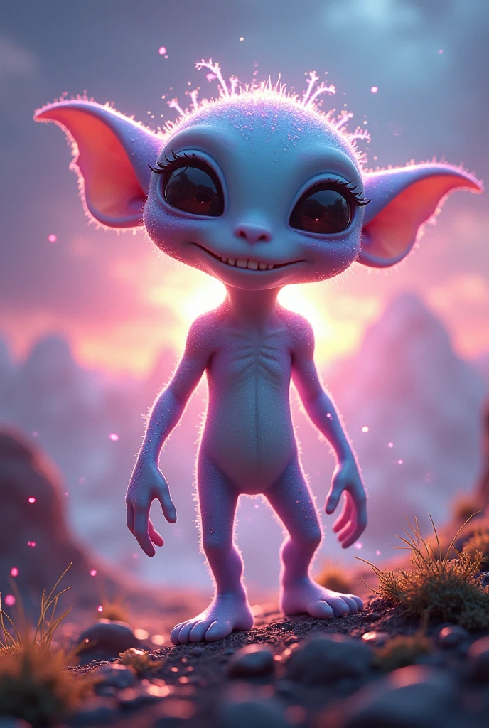 Smiling alien 