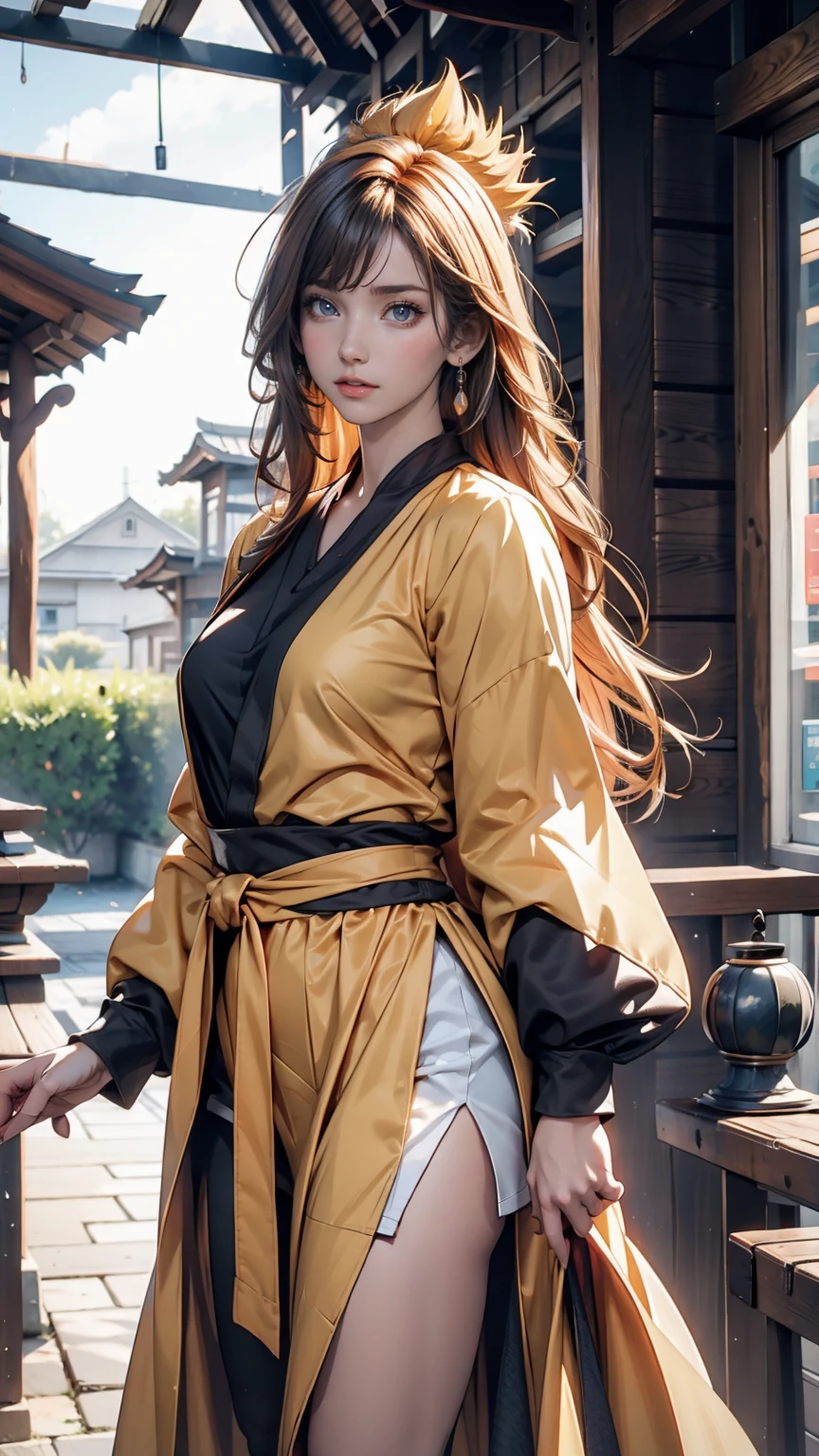 One person, (Super Saiyan:1.3),Hanfu, 