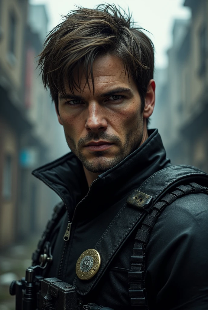 Actor Jared Padalecki as Leon Kennedy from resident evil