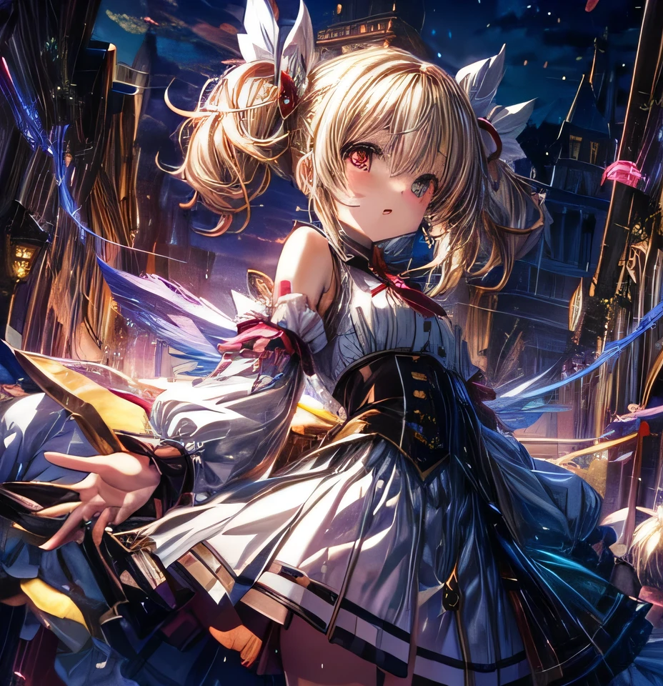 Madoka Magica Soul Gem Corruption beautiful girl Magical girl Mami Tomoe Blonde Curly hair twin tails