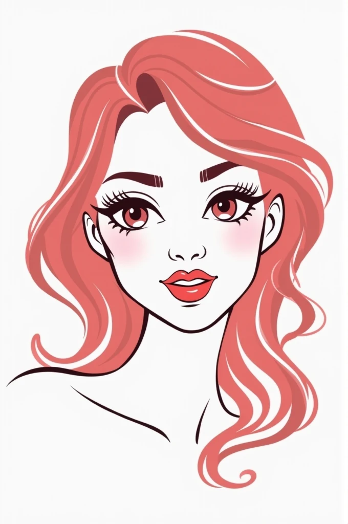 logo for women's beauty salon, with the name "Gleice Nunes"