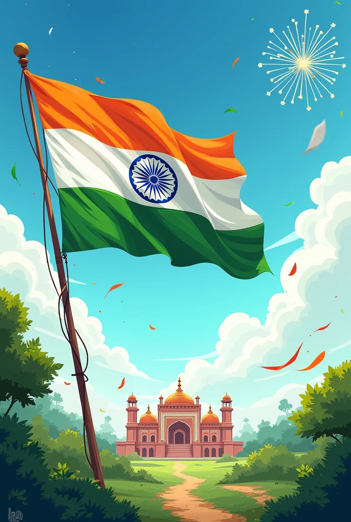 Indai 15 August independence day image with no human 