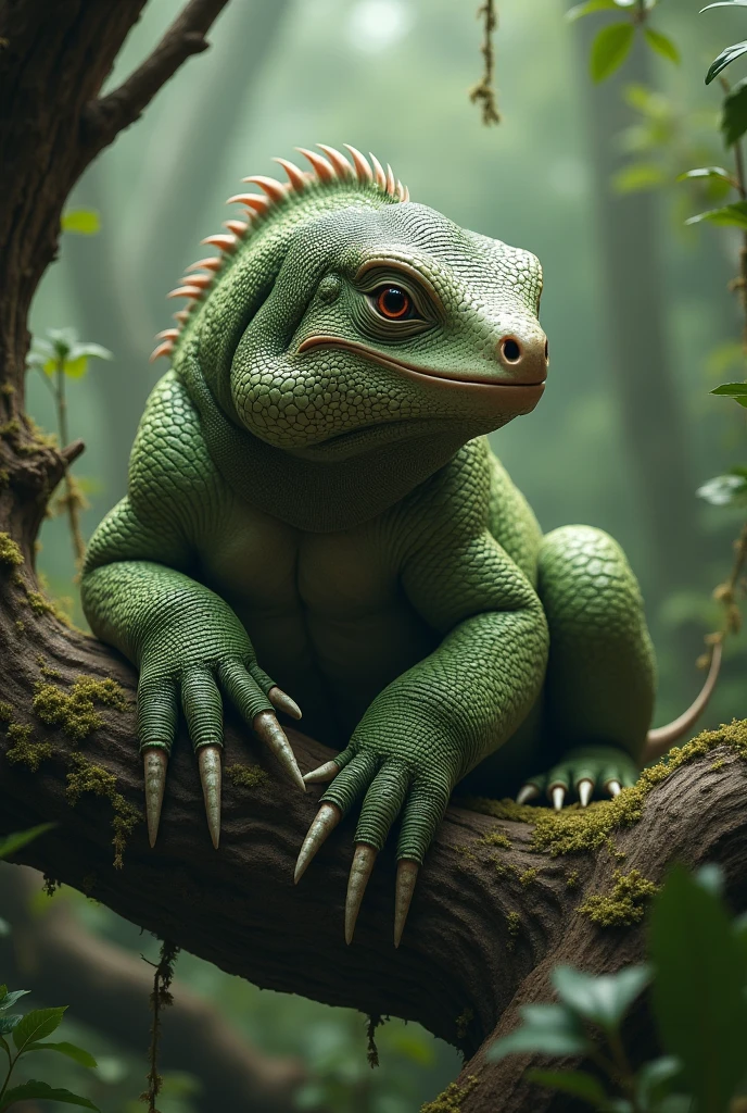 A sloth iguana 