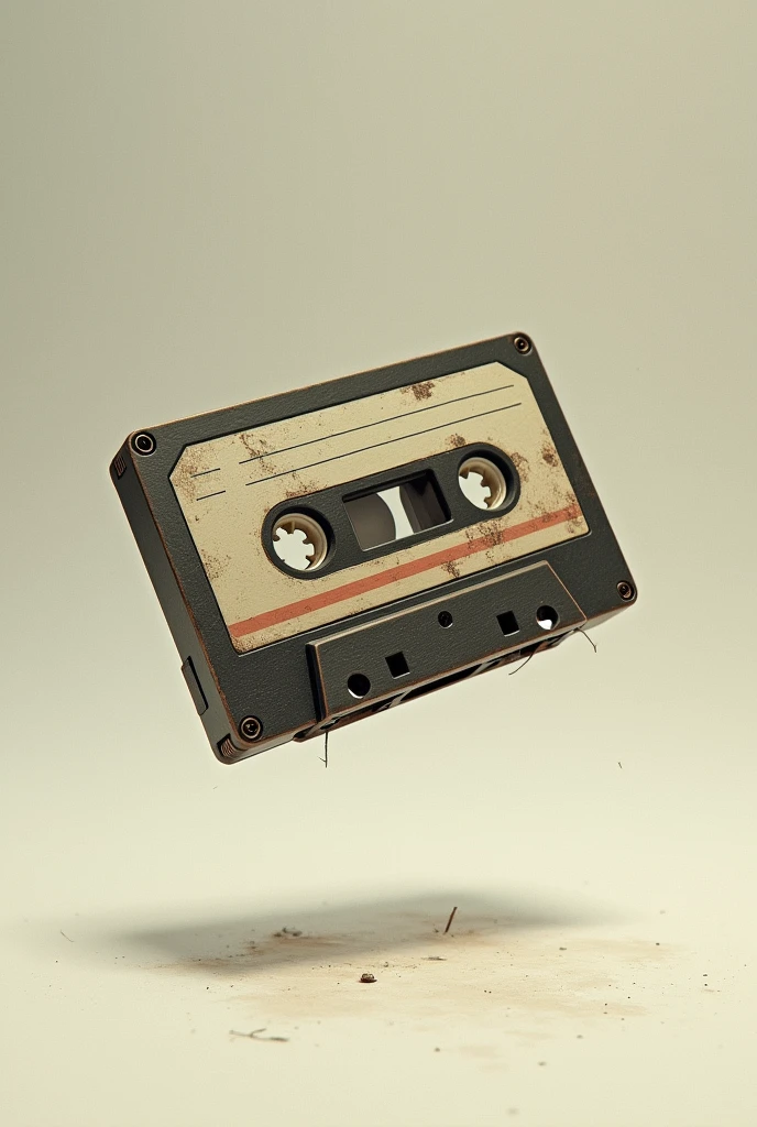 A cassette tape, fly away, Grinning