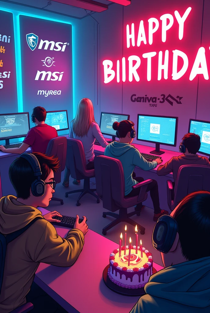msi gaming birthday party 