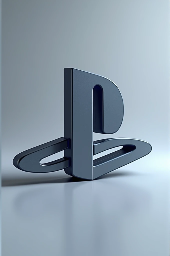 Logo de play station en 3D
