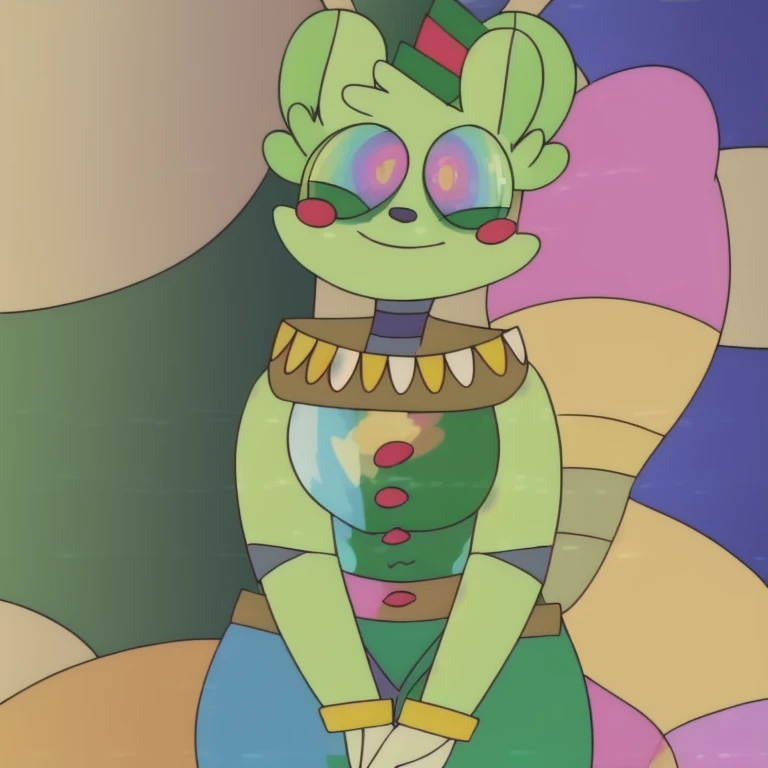 perfect lighting, (extremely detailed CG:1.2), 8k, (vex from League of Legends:1.1), thick brush, HD anime wallpaper, (poppy from League of Legends:1.1), 8k resolution, sexy, goblin, goblin girl, pierced nipples, short, short hair, black hair, short height, curvy, shortstack, green skin, shiny leather bodysuit, kinky, huge breasts, detailed hands, long gloves, thigh high boots