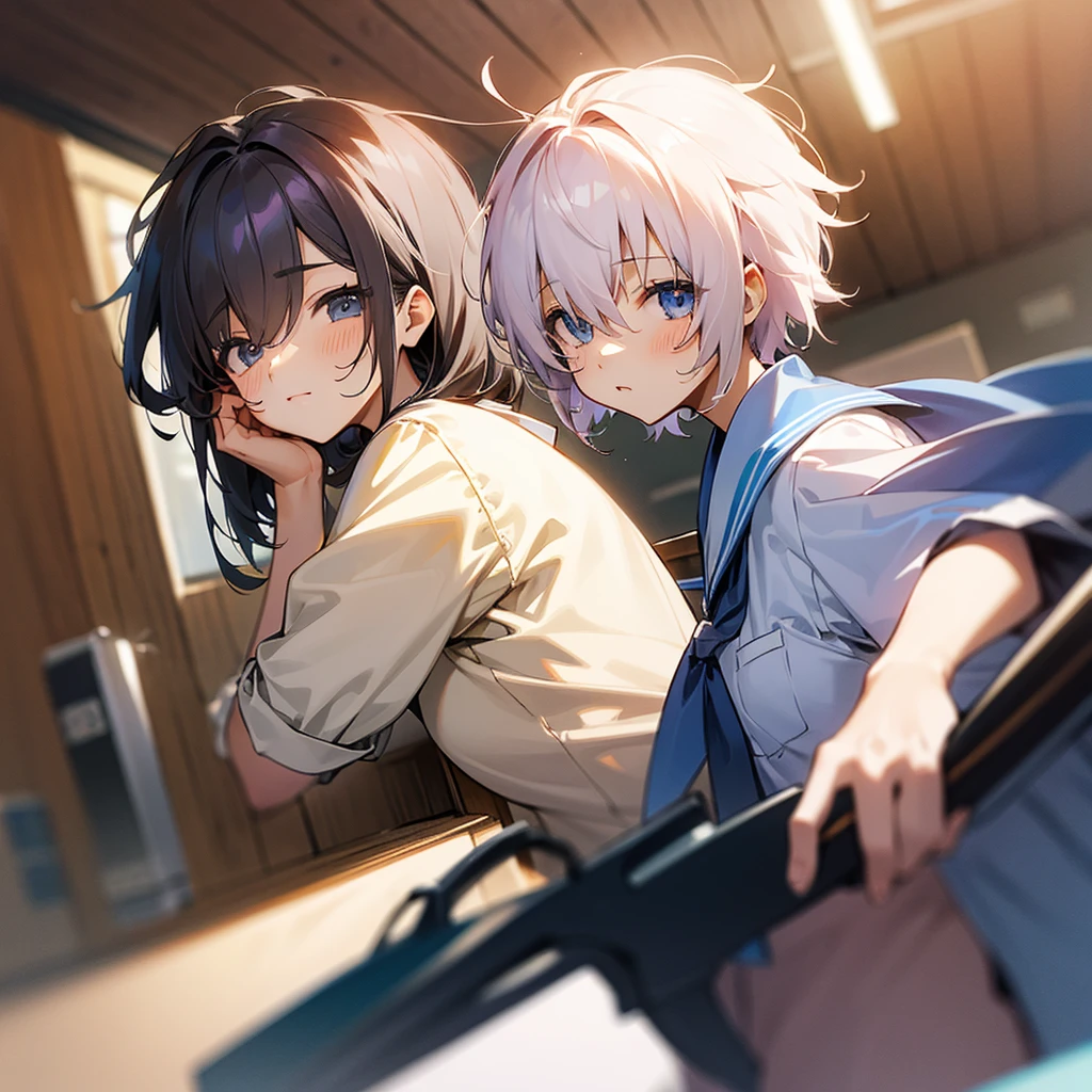 Hmm、Mash Hair、、high school student