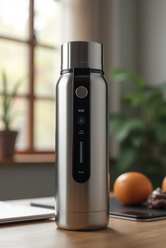 Beverage thermos with digital temperature control