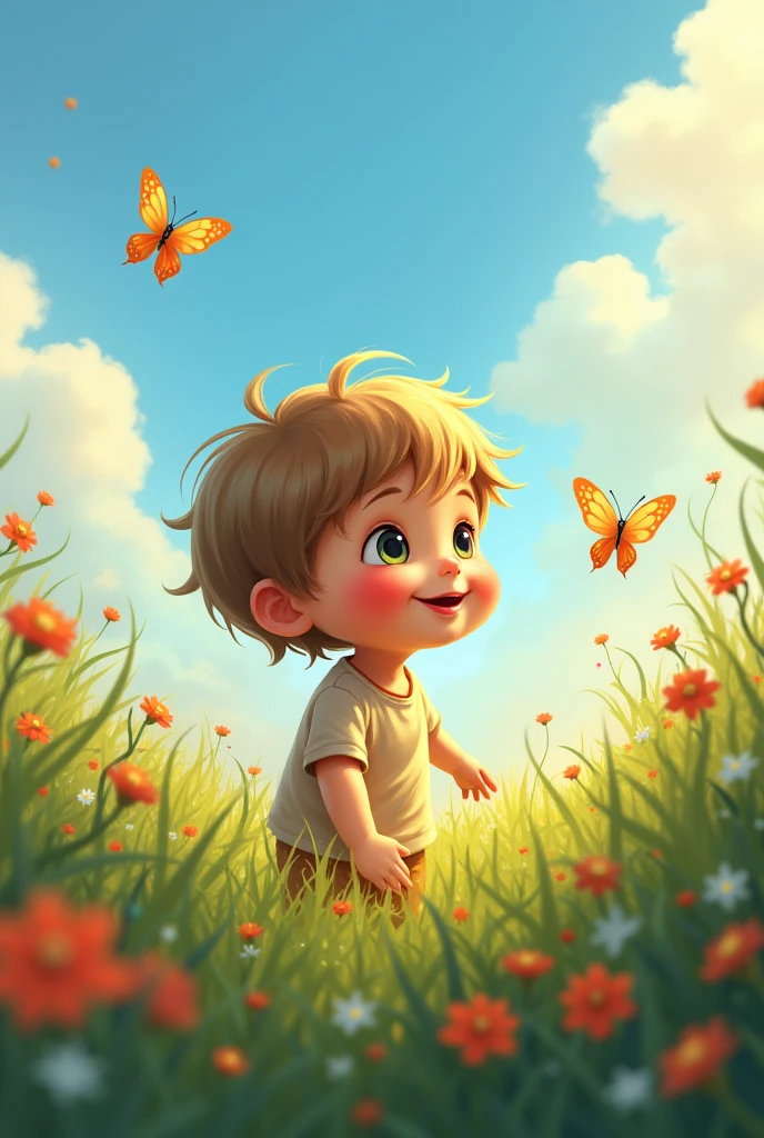 boy without clothes