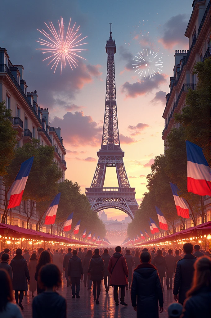 Happy independence day by paris