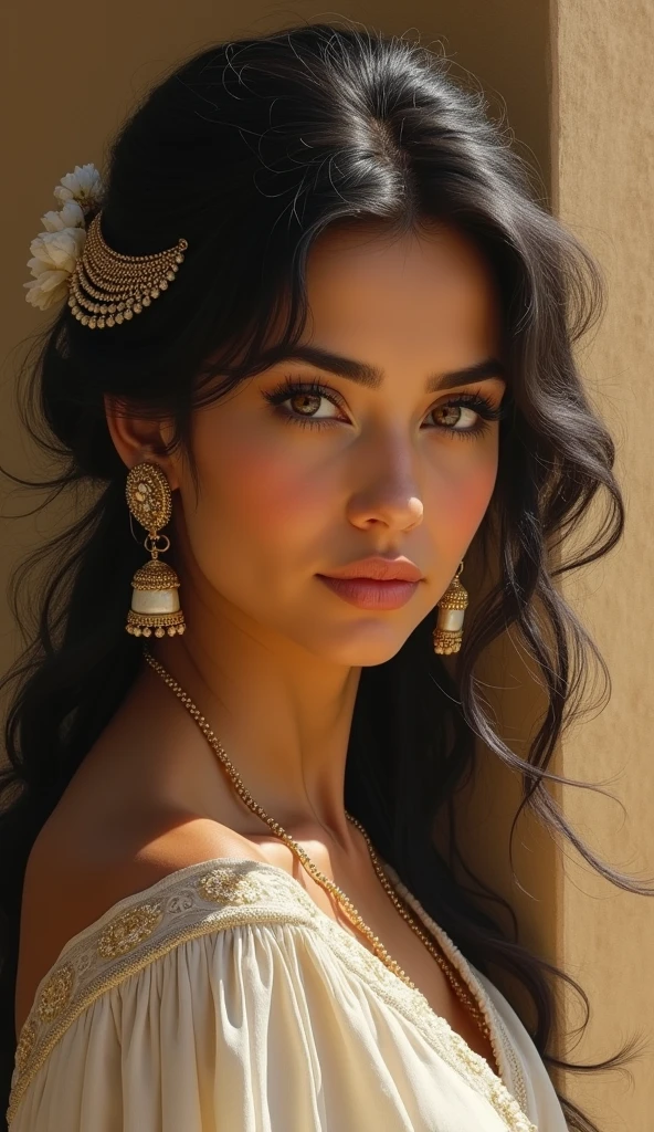 Beautiful ancient Israeli woman