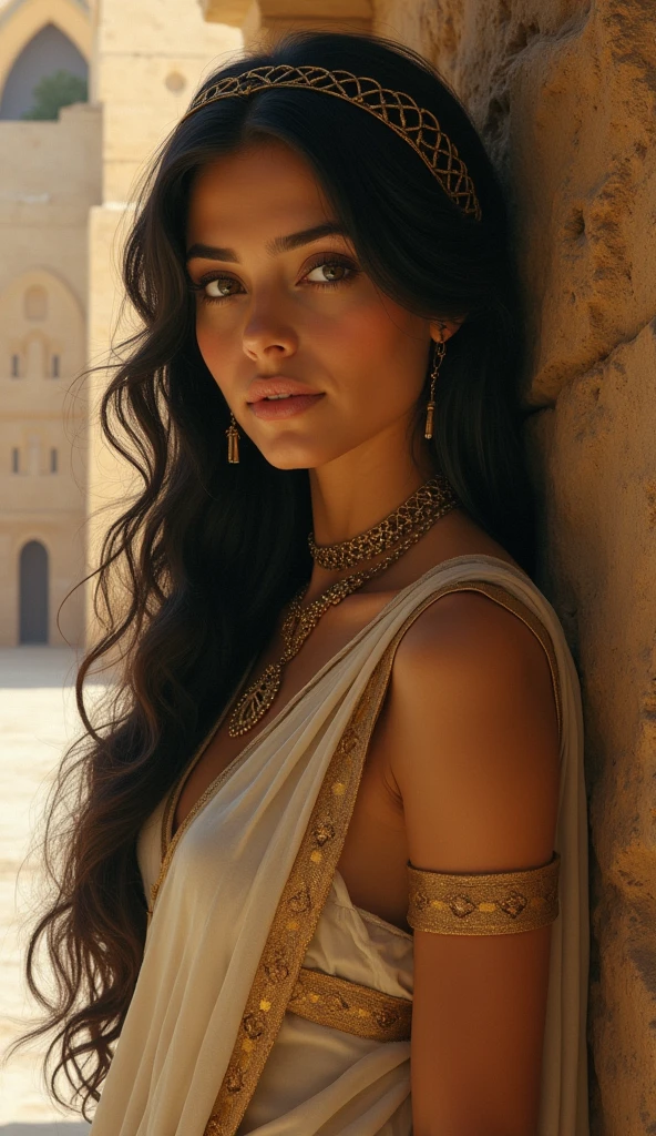 Beautiful ancient Israeli woman