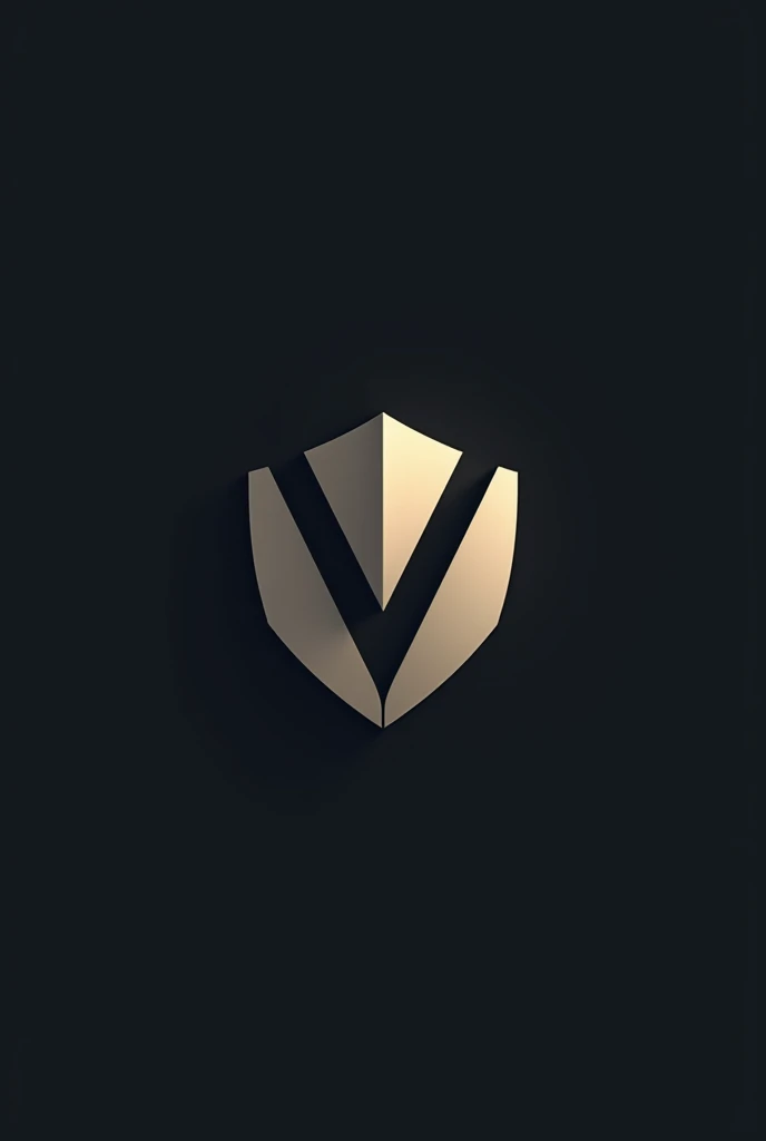 Minimalist shield brand logo