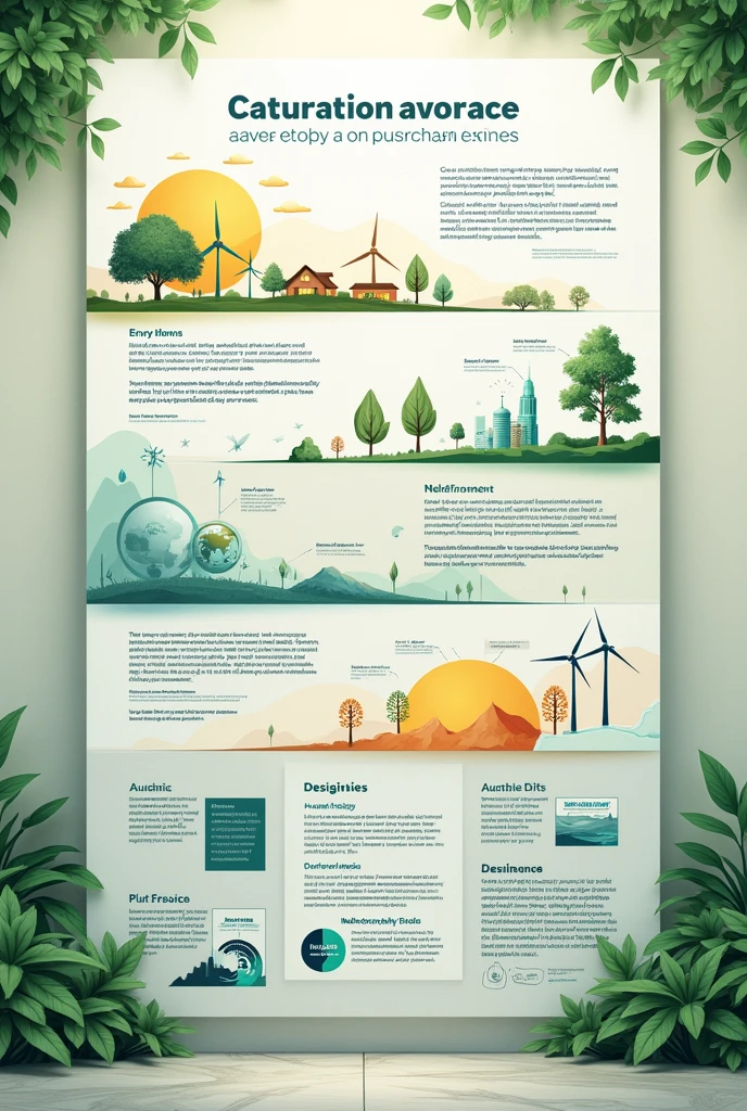 Give me an example of an information panel about natural energies