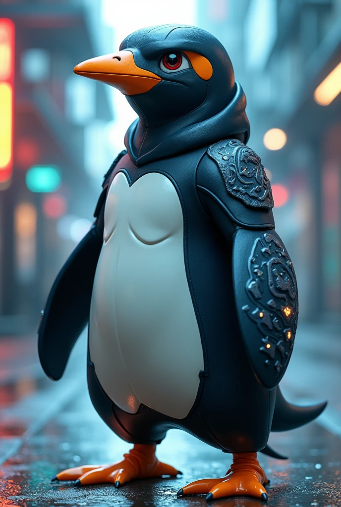 Pokémon-like cool penguin costume