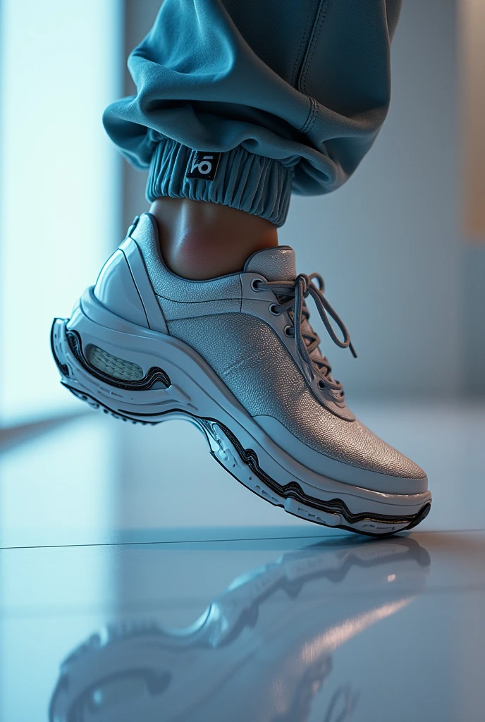 Un zapato futurista y unico con un estilo magnífico