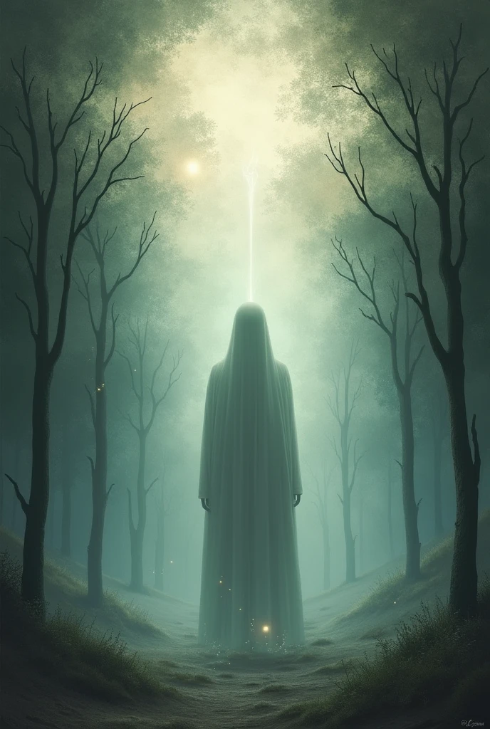 Create the cover of an album called "silent hopes", It needs to be like something is entering the mind