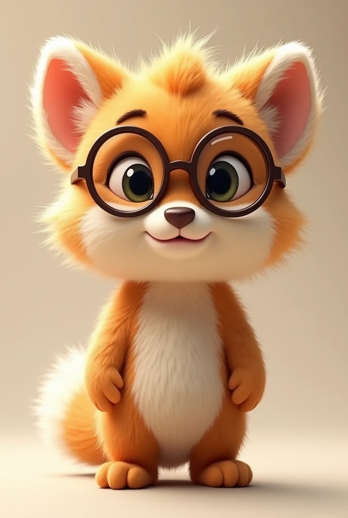 A furry boy with glasses