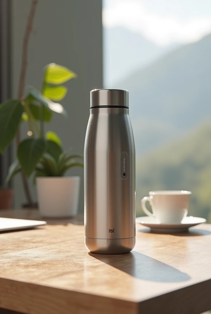 Bluetooth-enabled beverage thermos for listening to music